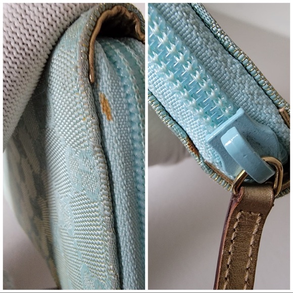 GUCCI GG Fabric Metal Bar Long Wallet - Picture 8 of 8